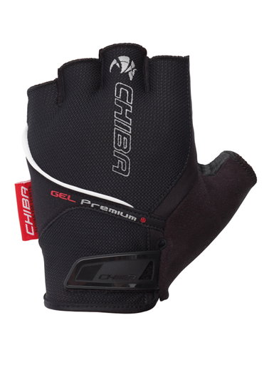 Chiba Bicycle Gloves Gel Premium black